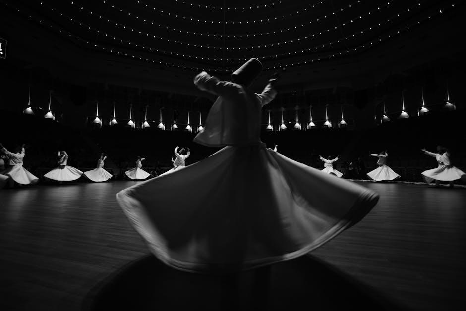 Dervishes Dancing on Stage